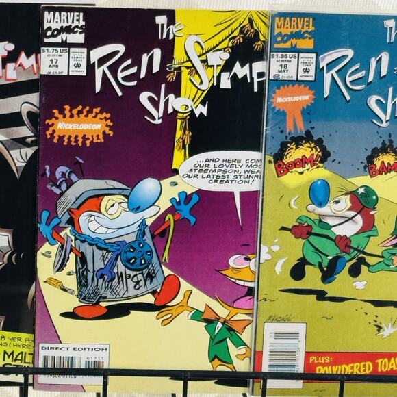 The Ren & Stimpy Show 7-8 17-21 23 25 28 Lot Marvel - Picture 3 of 7